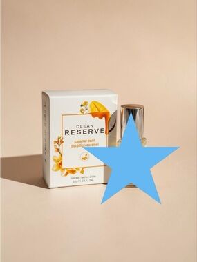 Clean Reserve Caramel Swirl Rollerball Empty 3mL Travel Size New In Box